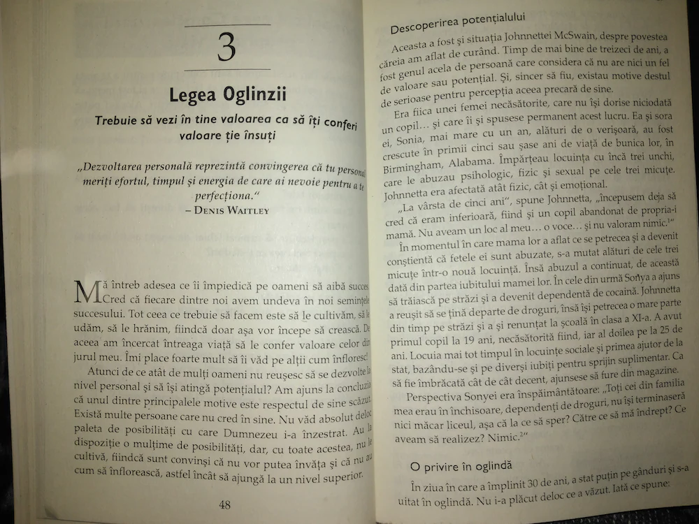 Recenzie carte Cele 15 legi supreme ale dezvoltării personale de John C. Maxwell